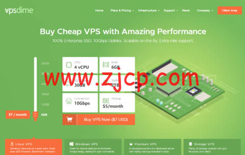 vpsdime:美国/英国/荷兰vps,OpenVZ架构大内存vps,$7起/月,KVM架构vps,$20起/月,windows vps,$15.00/月起,存储vps,$40.00/年起,独享资源 2 20221105 63661820907f4