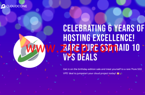 #六周年促销#CloudCone:美国便宜1Gbs带宽VPS,年付$21.21起,RAID-10 SSD磁盘 1 bd6a94edd82da2d