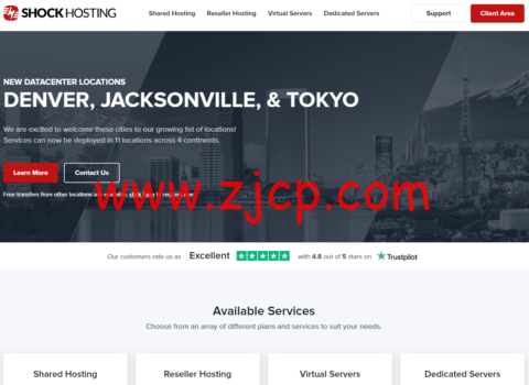 ShockHosting:新加坡机房vps,1核/2G内存/30G SSD硬盘/1TB流量/1Gbps带宽,$4.99/月起,支持支付宝/微信-国外主机测评
