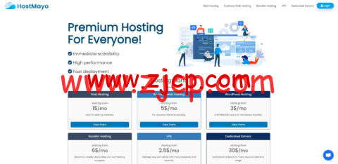 Host Mayo:1核/1G内存/20G SSD硬盘/1TB流量/1Gbps带宽,$3.25/月起,可选美国/荷兰机房-国外主机测评