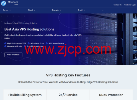 Mondoze : 马来西亚服务器，AS152742/纯净 IP/双ISP住宅服务器，2C/2G内存/60G/100M，$8.33/月-国外主机测评