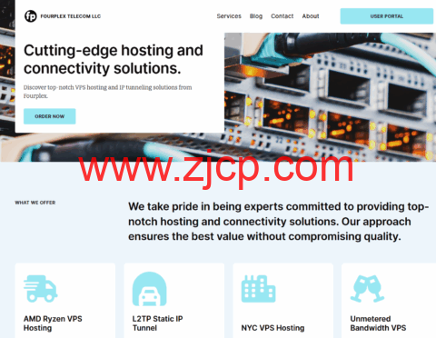 Fourplex:纽约vps,1核AMD Ryzen/1GB/10GB NVMe/不限流量,$3.5/月-国外主机测评