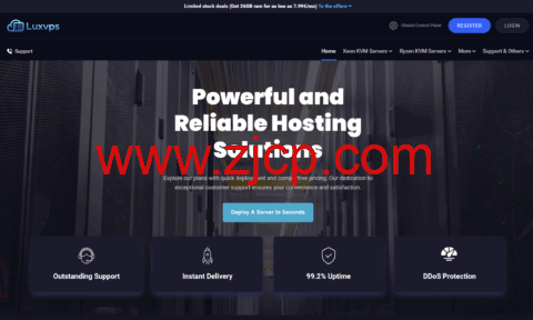LuxVPS:德国vps,4核/16GB/100GB/20TB@1Gbps带宽,€6.99/月-国外主机测评