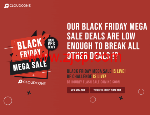 #黑五#CloudCone：美国VPS低至$10.59/年起，SC2云服务器$25/年起，洛杉矶&雷斯顿&圣路易斯机房-国外主机测评