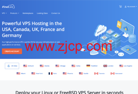 inetWS:全场 VPS 7.5 折特惠,$3 / 月起,美 / 德 / 法 / 英 / 加等 14 大机房可选-国外主机测评