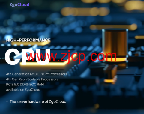 Zgovps VPS 年付特惠:洛杉矶 25 美元起 / 日本香港 45 美元起,AMD Ryzen/EPYC 处理器 + 中国优化线路-国外主机测评